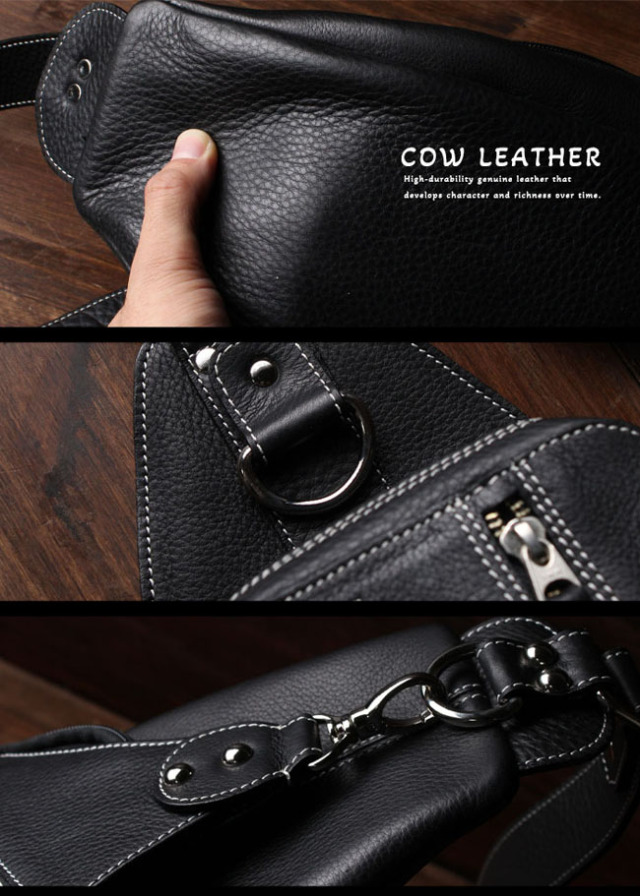 ボディバッグ 斜め掛けバッグ ワンショルダーバッグ 本革 レザー