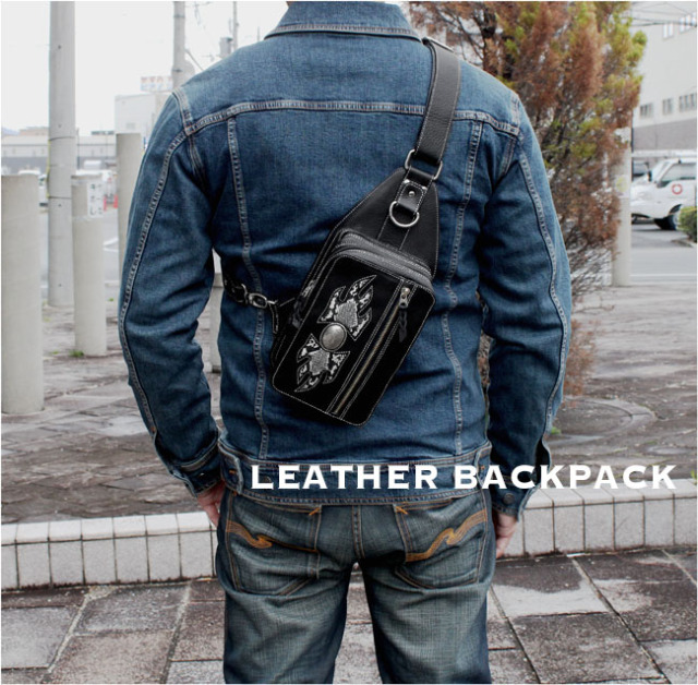 ボディバッグ 斜め掛けバッグ ワンショルダー本革 レザー 牛革