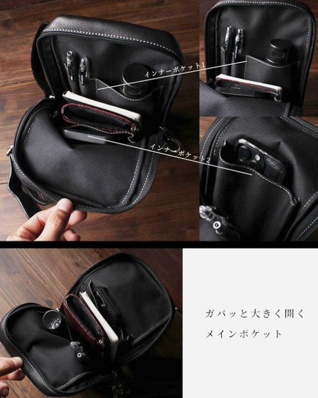 良品☆超絶極艶 リアル リザード トカゲ革 ショルダーバッグ ブラック  