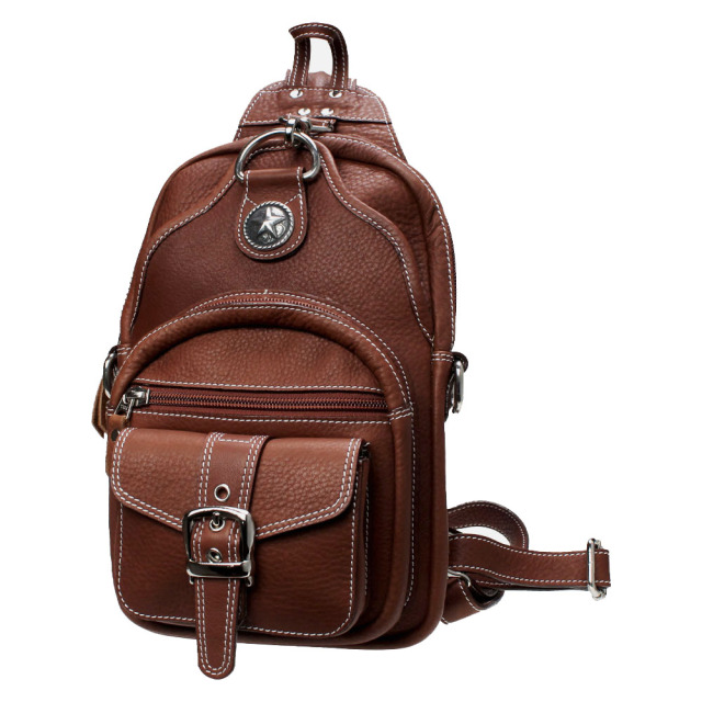 本革 ボディバッグ リュック 2WAY ワンショルダーバッグ 斜