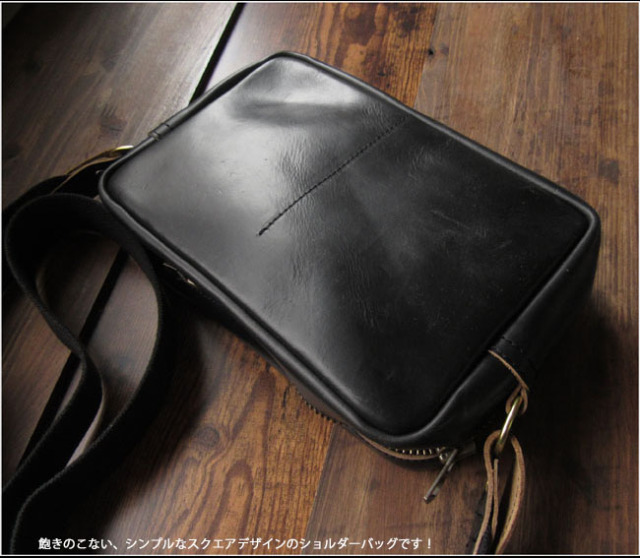 本革 栃木レザー レザーショルダーバッグ ショルダーポーチ ミニ  