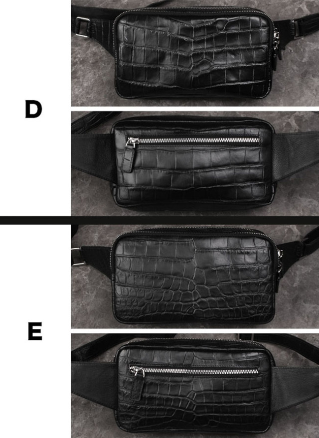 クロコダイル 本革 斜めがけ バッグ ボディバッグ ワニ革 バッグ
