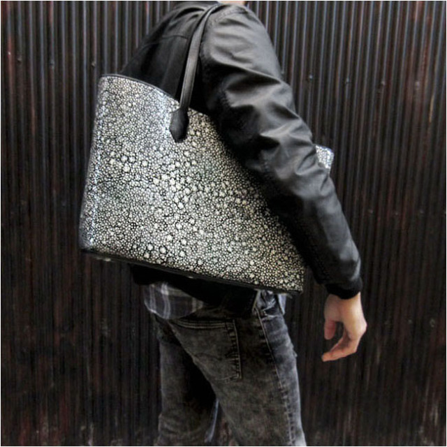 スタースティングレイ トートバッグ レディース メンズ エイ革