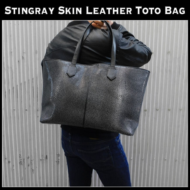 スティングレイ エイ革 ガルーシャ トートバッグ レザー バッグ