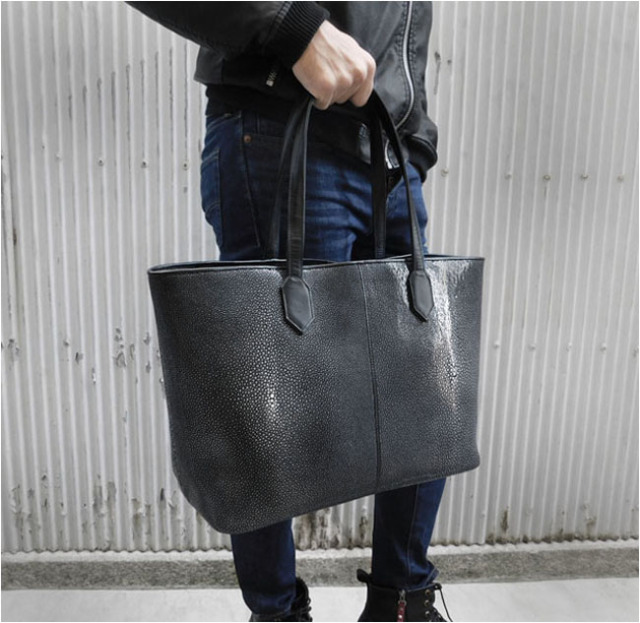 スティングレイ エイ革 ガルーシャ トートバッグ レザー バッグ