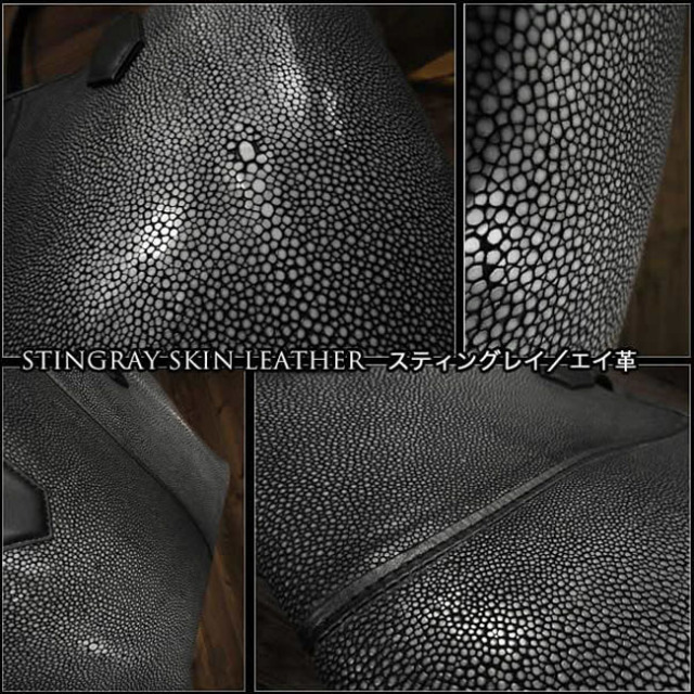 スティングレイ エイ革 ガルーシャ トートバッグ レザー バッグ 本革