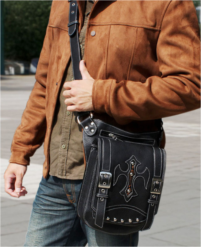 メンズ 本革 ショルダーバッグ メッセンジャーバッグ 斜め掛けバッグ