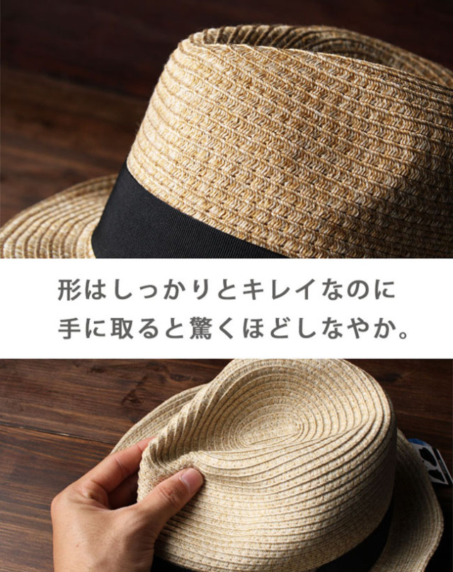 未使用品】Papas➕✖️DORFZAUN パナマハット パパス ベージュ L