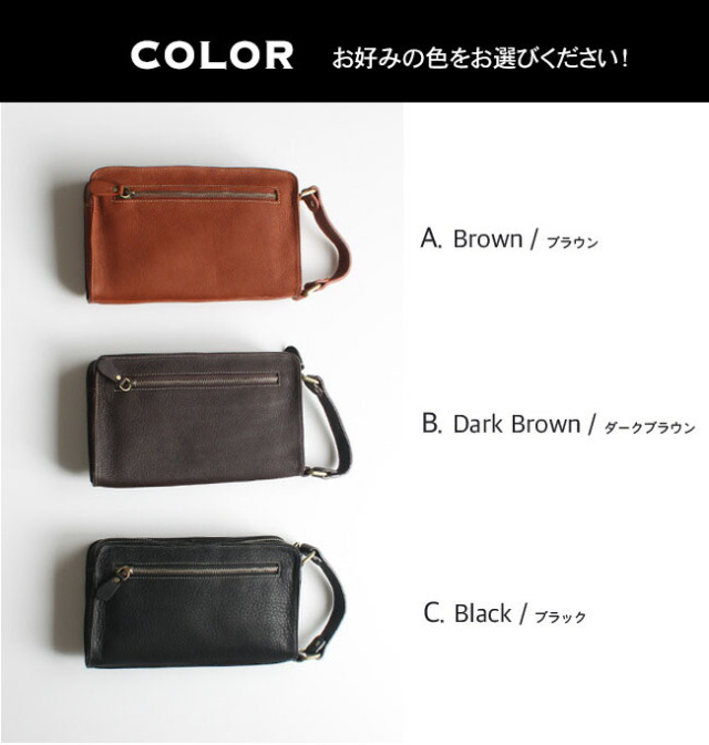 メンズ 本革／レザー クラッチバッグ セカンドバッグ ハンドバッグ