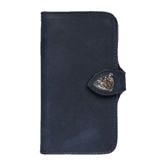 スマホケース 手帳型 姫路レザー iPhone ケース 本革 コンチョ