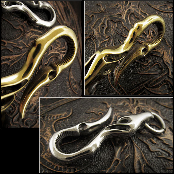 クリックポストのみ送料無料！トライバル キーフック キーホルダー