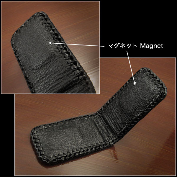 クリックポストのみ送料無料！リザード トカゲ革 マネークリップ