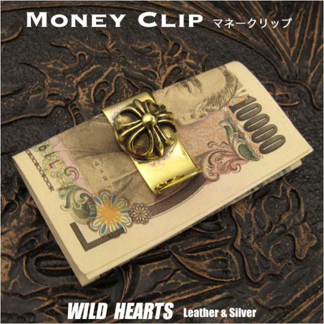 マネークリップ 真鍮 ブラス Money Clip Brass WILD HEARTS