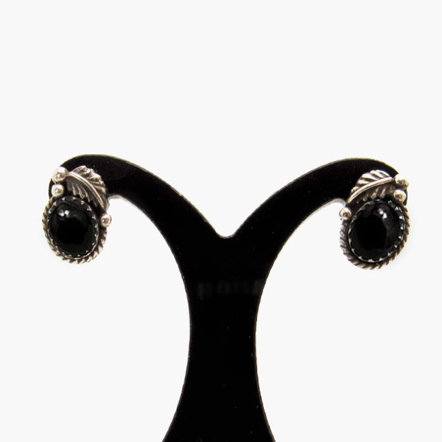 クリックポストのみ送料無料!ピアス シルバー925 ターコイズ/オニキス/タイガーアイ イヤリング インディアンジュエリー Native American Style Sterling Silver Pierced Stud Earrings Turquoise/Onyx/Tiger's Eye