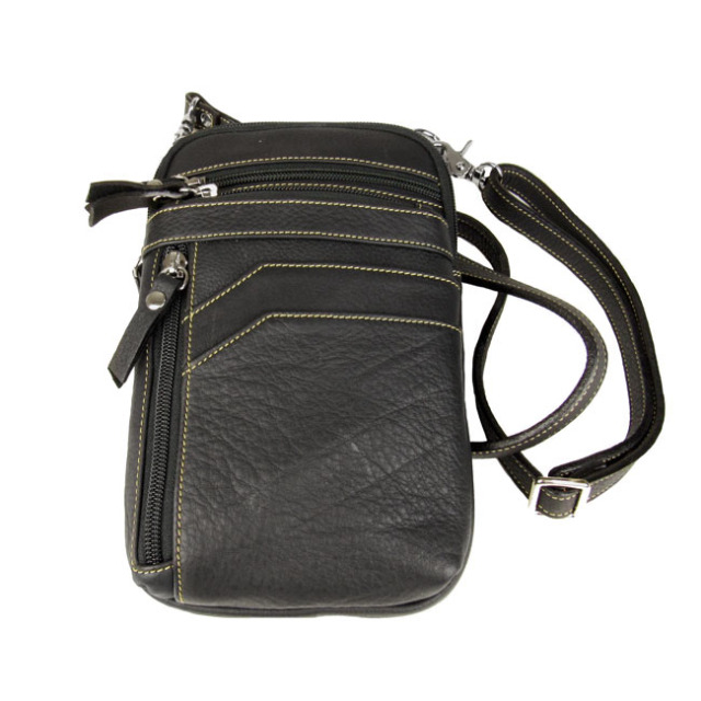 Wallet shoulder bag／ミニポーチ付／ブラック Amazon | [ZAZALAND] ［ザザランド］ミニ ショルダー バッグ
