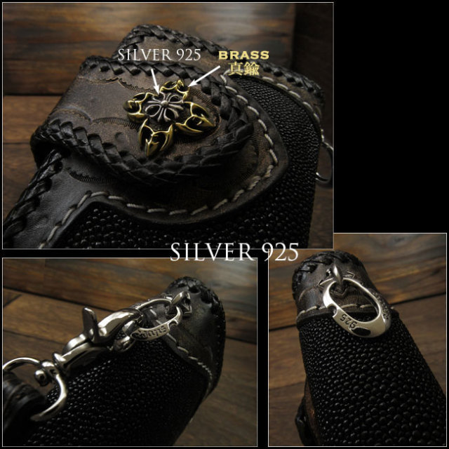 バイカーズウォレット ライダーズウォレット 革財布 スティングレイ エイ革 カービング Genuine Stingray Biker wallet Carved wallet Cowhide Handcrafted Custom Handmade WILD HEARTS Leather&Silver バイカーズウォレット ライダーズウォレット 革財布 スティングレイ エイ革 カービング Genuine Stingray Biker wallet Carved wallet Cowhide Handcrafted Custom Handmade WILD HEARTS Leather&Silver