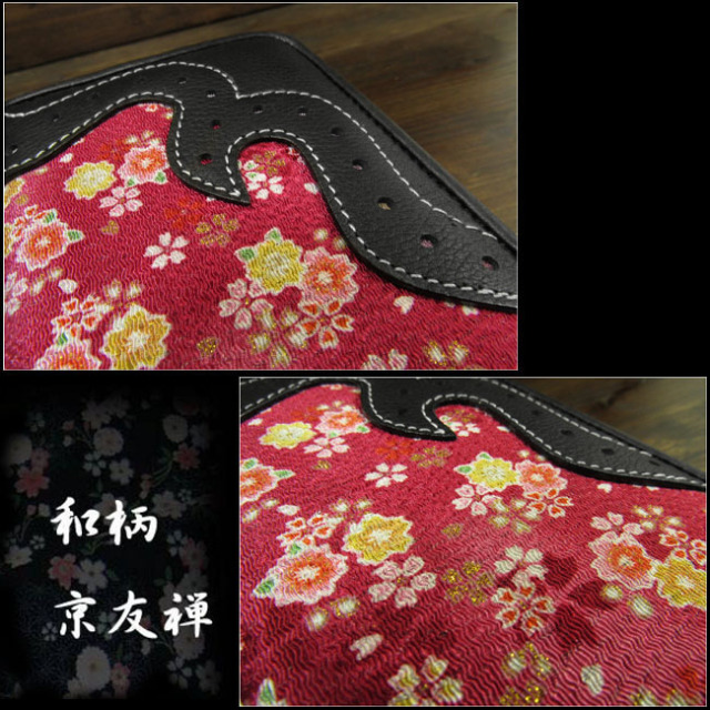 UNIK/USEDレザージャケット/ライナー付/バラ柄/フリンジ/花柄/ペイント 2wayカラーフェイクレザーブルゾン | 小柄・低身長女性向け