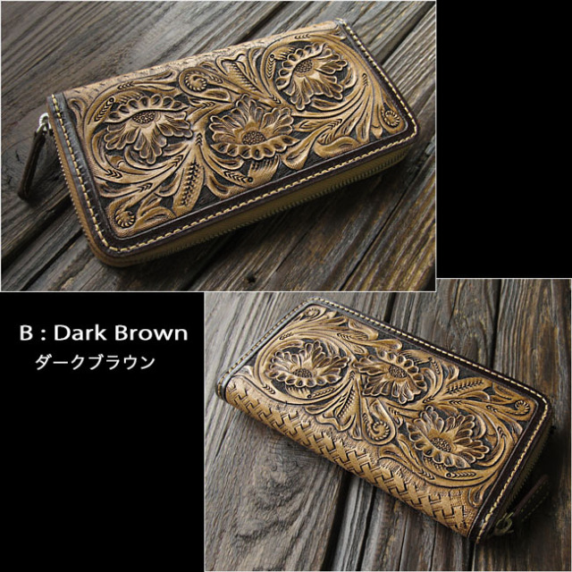 カービング 財布 ウォレット 長財布 ラウンドジッパー ラウンド  