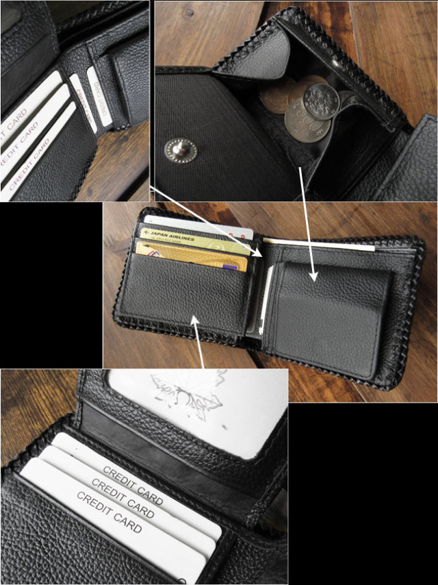 エイ革 スティングレー チャック付き折り財布 （スティングレイ エイ革  