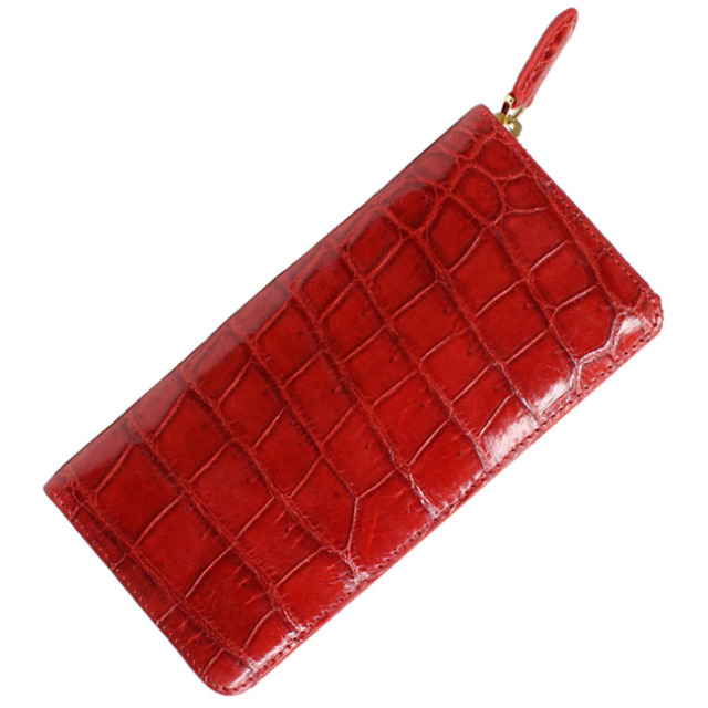 SIAMNESS シャムネス クロコダイル 長財布 ラウンドファスナー ロング  
