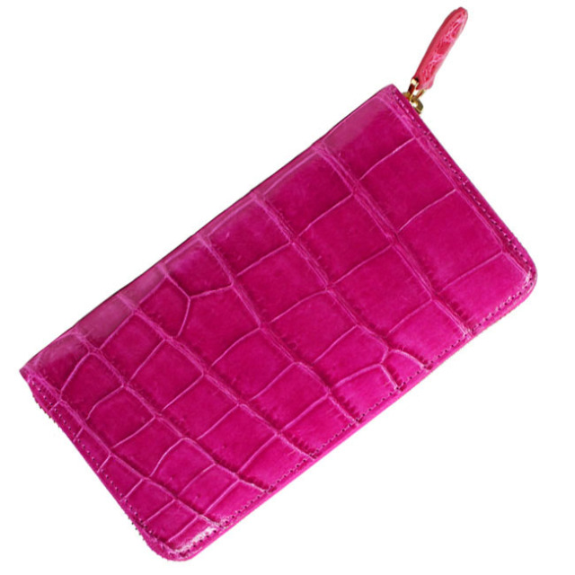 SIAMNESS シャムネス クロコダイル 長財布 ラウンドファスナー ロング  