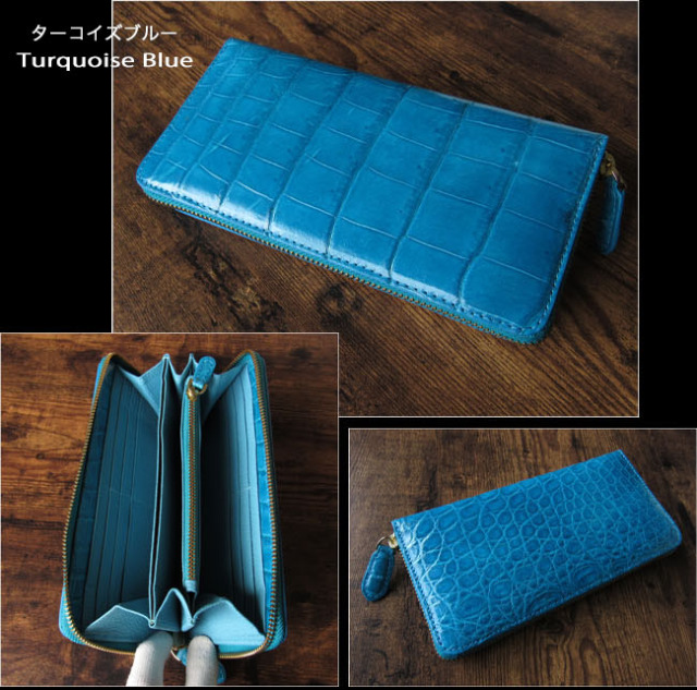 SIAMNESS シャムネス クロコダイル 長財布 ラウンドファスナー ロング  