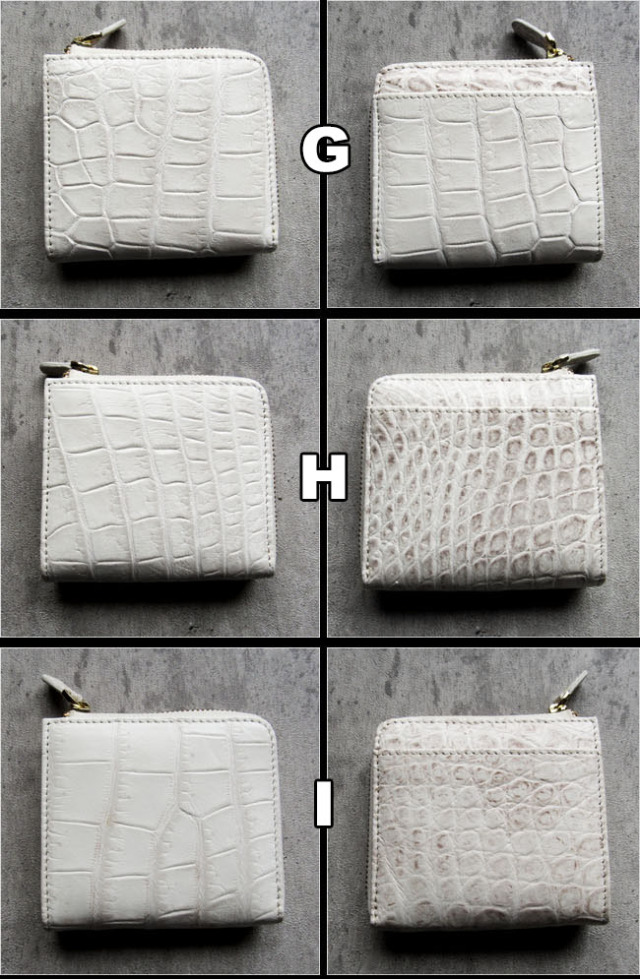 シャムネス ヒマラヤクロコダイル ミニ財布 L字ファスナー 本革 メンズ  