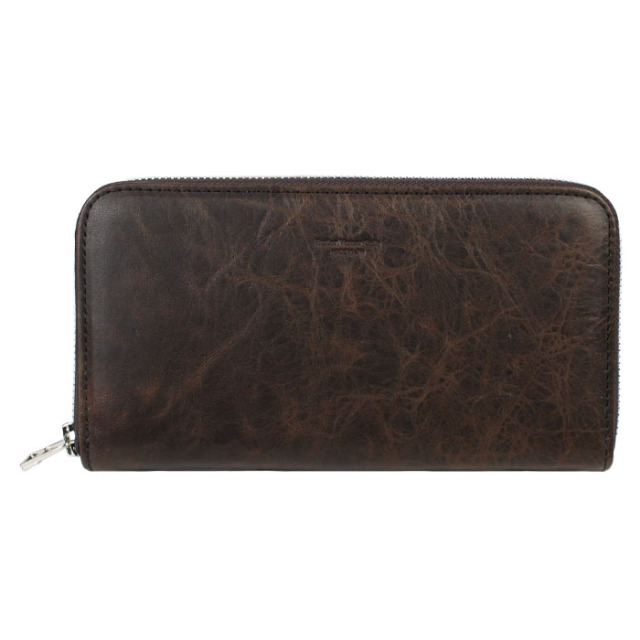 長財布 ラウンドファスナー長財布 馬革 栃木レザーコンパクト スリム