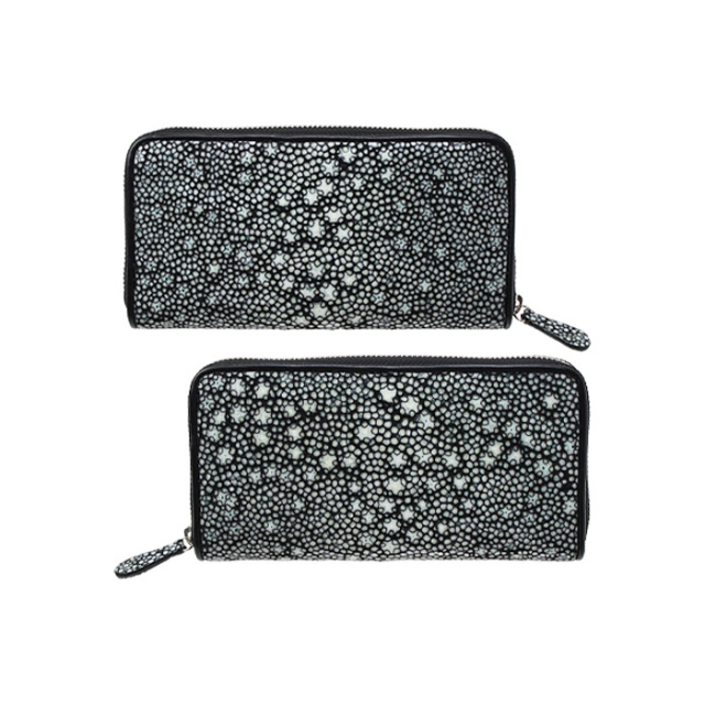 スティングレイ／エイ革 スタースティングレイ ガルーシャ 海の宝石 梅