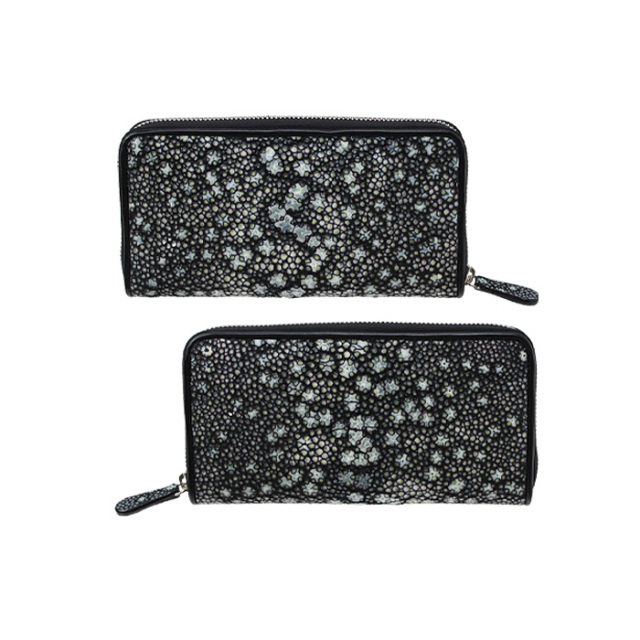 スティングレイ／エイ革 スタースティングレイ ガルーシャ 海の宝石 梅