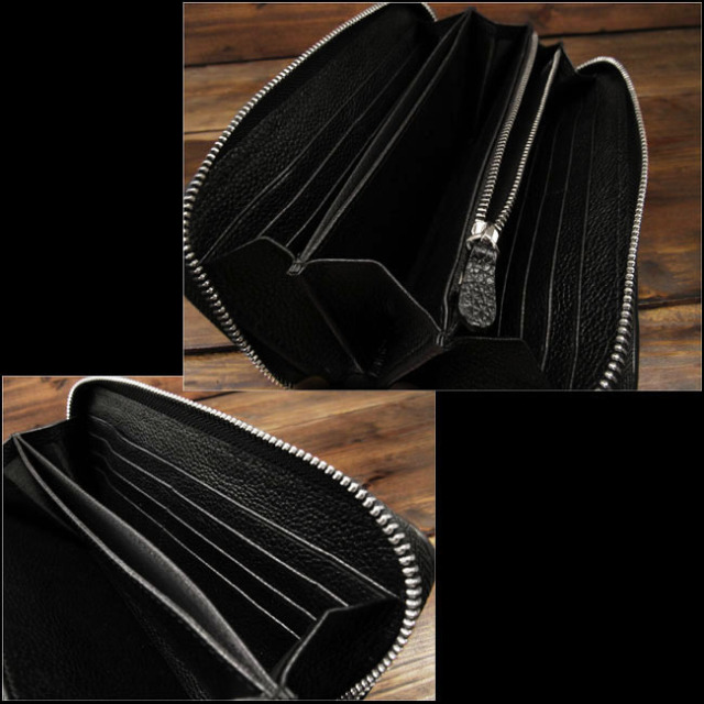 スタースティングレイ ダブルジッパー ウォレット 大容量 財布 ブラック 黒 スタースティングレイ ダブルジッパー ウォレット 大容量 財布