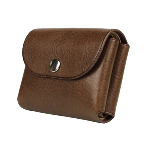 ミニ コンパクト 財布 本革 日本製 二つ折り ヌメ革 ウォレット