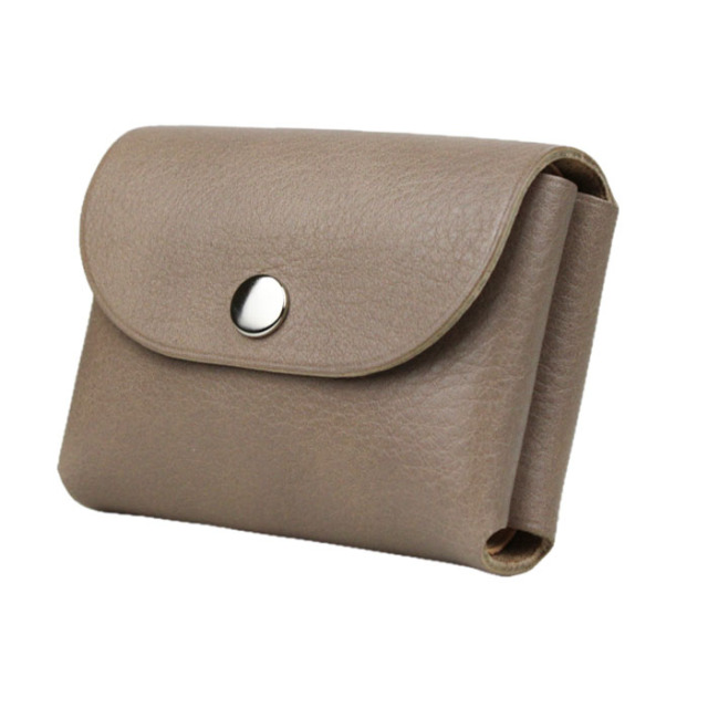 ミニ コンパクト 財布 本革 日本製 二つ折り ヌメ革 ウォレット