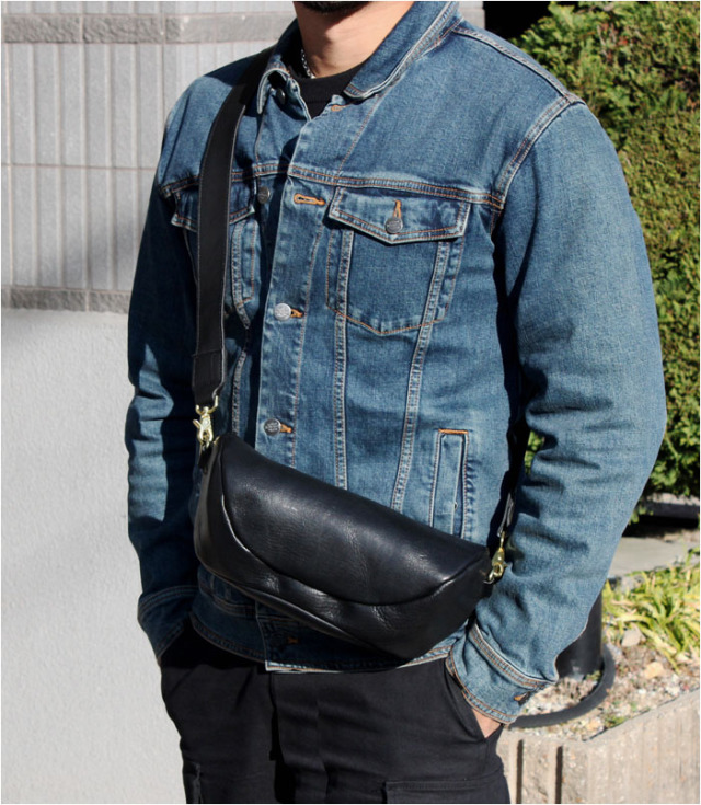 本革 ショルダーバッグ ショルダー ボディバッグ オイル レザー 革