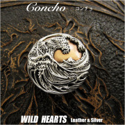 クリックポストのみ送料無料！コンチョ/シルバー925/和柄/concho/silver925/Japanese pattern  (ID 0200t31-d9)