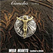 クリックポストのみ送料無料！コンチョ/イエス・キリスト/クロス/十字架/シルバー925/concho/cross/silver925 (ID 0251t33)