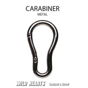 合金 カラビナ メタル シンプル キーフック キーホルダー アクセサリー 鍵 キー スマートキー WILD HEARTS Leather&Silver (kh754k5)za013