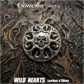 クリックポストのみ送料無料！コンチョ/シルバー925/スカル/ドクロ/concho/silver925/skull (ID 0199t31)