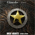 クリックポストのみ送料無料！コンチョ 星型 ウエスタン Concho Metal Western （ID 0230t33-d14)