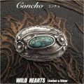 クリックポストのみ送料無料！ コンチョ ターコイズ 合金 concho metal Native American Turquoise (ID cc2007)