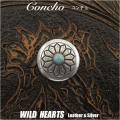 クリックポストのみ送料無料！ コンチョ ターコイズ 合金 Concho Metal Turquoise(ID con2006)