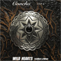 コンチョ　メタルコンチョ　合金　ウエスタンコンチョ Concho　Metal Concho　Western Concho　WILD HEARTS Leather&Silver(ID co3919)