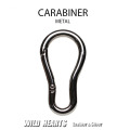合金 カラビナ メタル シンプル キーフック キーホルダー アクセサリー 鍵 キー スマートキー WILD HEARTS Leather&Silver (kh754k5)za013