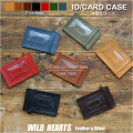 栃木レザー パスケース 名刺入れ 定期入れ 免許証 IDカード ICカード レザー 本革 牛革 スリム 薄型 薄い カードケース ビジネス 仕事 就職 学生 通学 通勤 日本製 軽量 メンズ レディース WILD HEARTS Leather&Silver (ID cc276a2)za020
