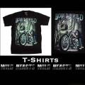 在庫処分！Sサイズ Mサイズ Tシャツ コットン 綿 100％ 黒 Born To Be Wild WILD HEARTS Leather & Silver (ID ts2026r47)