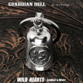 ガーディアンベル 13 バイカー ハーレー アクセサリー ペンダント キーホルダー Guardian Bell Pendant Harley Accessory WILD HEARTS Leather&Silver (ID gb6071k5)