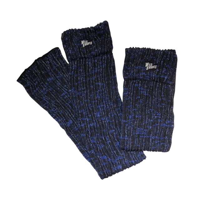 ELEPHANT CLUBコラボ WKレッグウォーマー【heather black & blue】