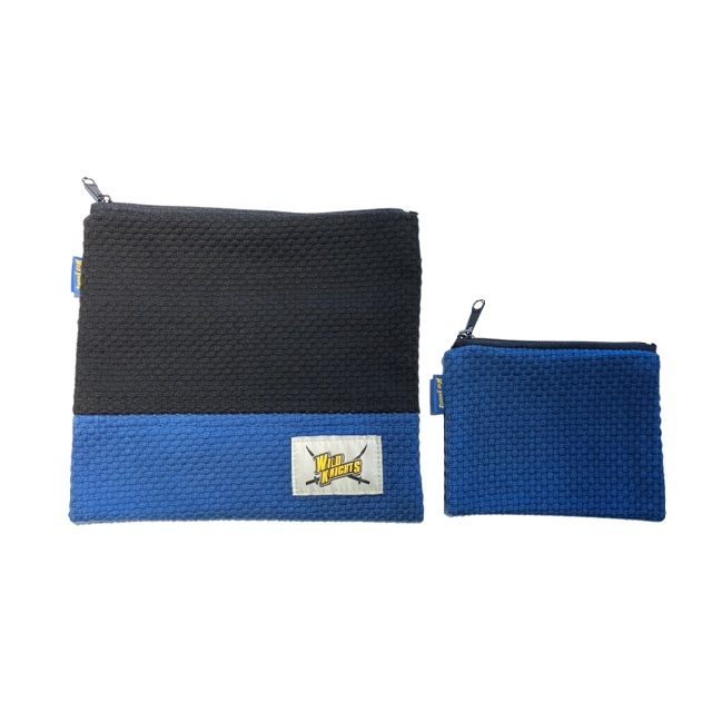 WK×KINU NO IE 刺し子フラットポーチセット