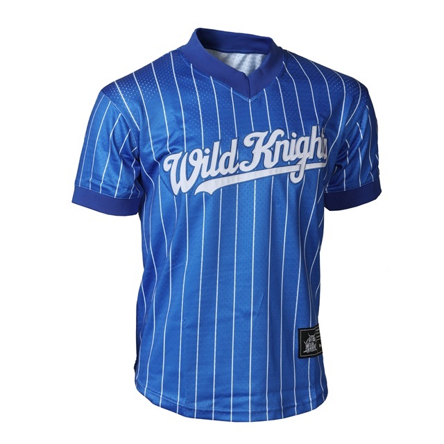 WK BBプラクティスシャツ【ストライプ BLUE/ストライプ WHITE】