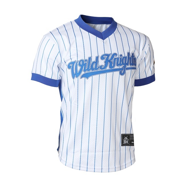 WK BBプラクティスシャツ【ストライプ BLUE/ストライプ WHITE】